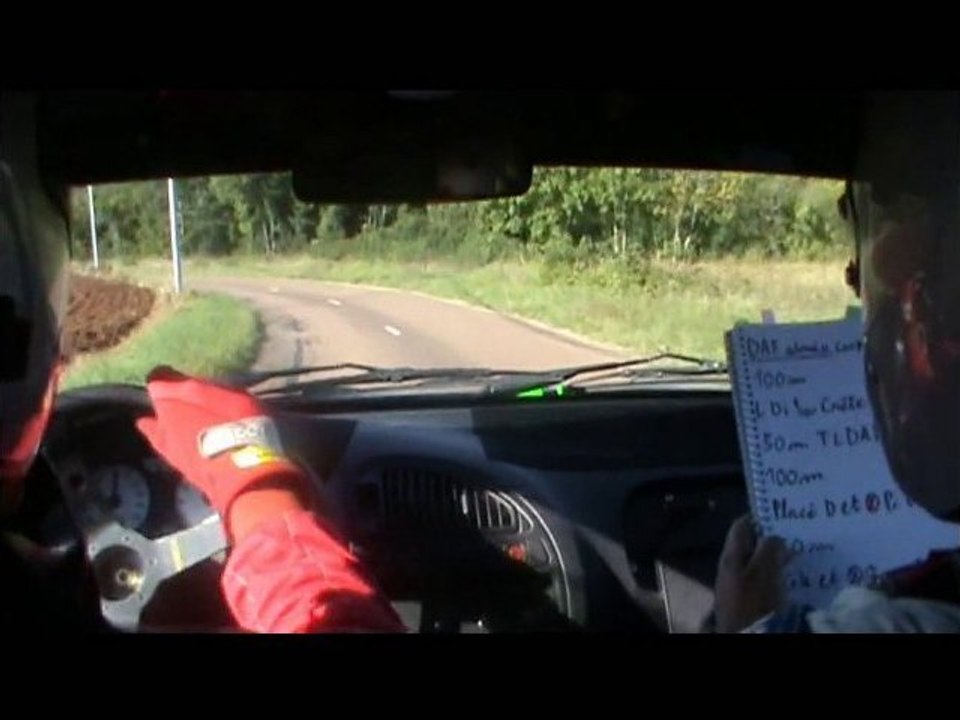 Rallye des Hautes-Côtes 2010 BARBIER/DUTHU - ES3 - GBSport