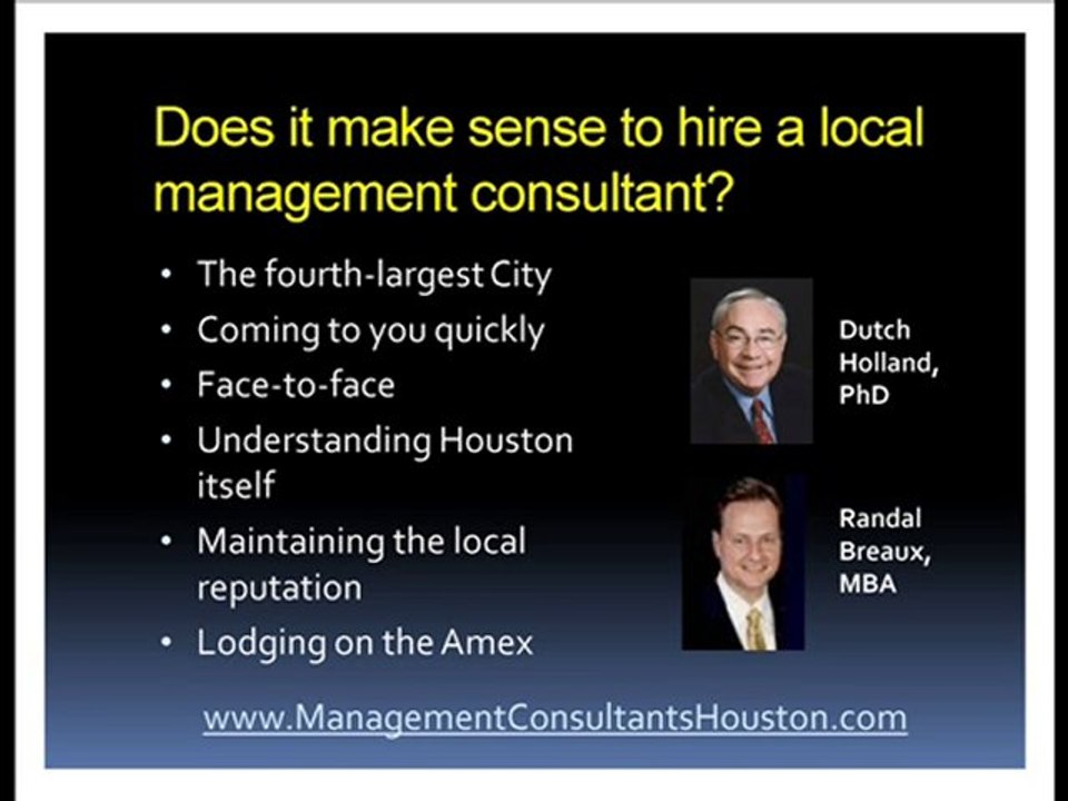 Management Consultants Houston, Texas Tx - Does It Make Sen