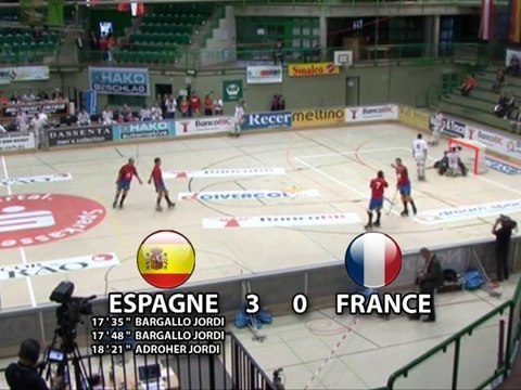 RINK HOCKEY - CHAMPIONNAT D'EUROPE : ESPAGNE / FRANCE