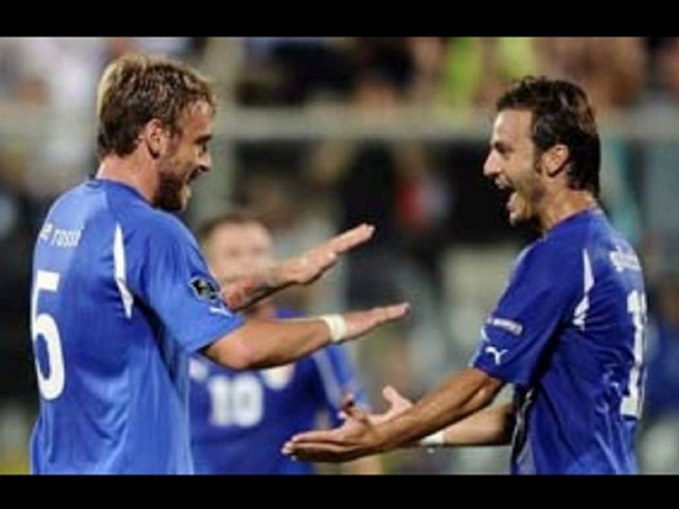 Italy 5-0 Faroe Islands Cassano great-strike