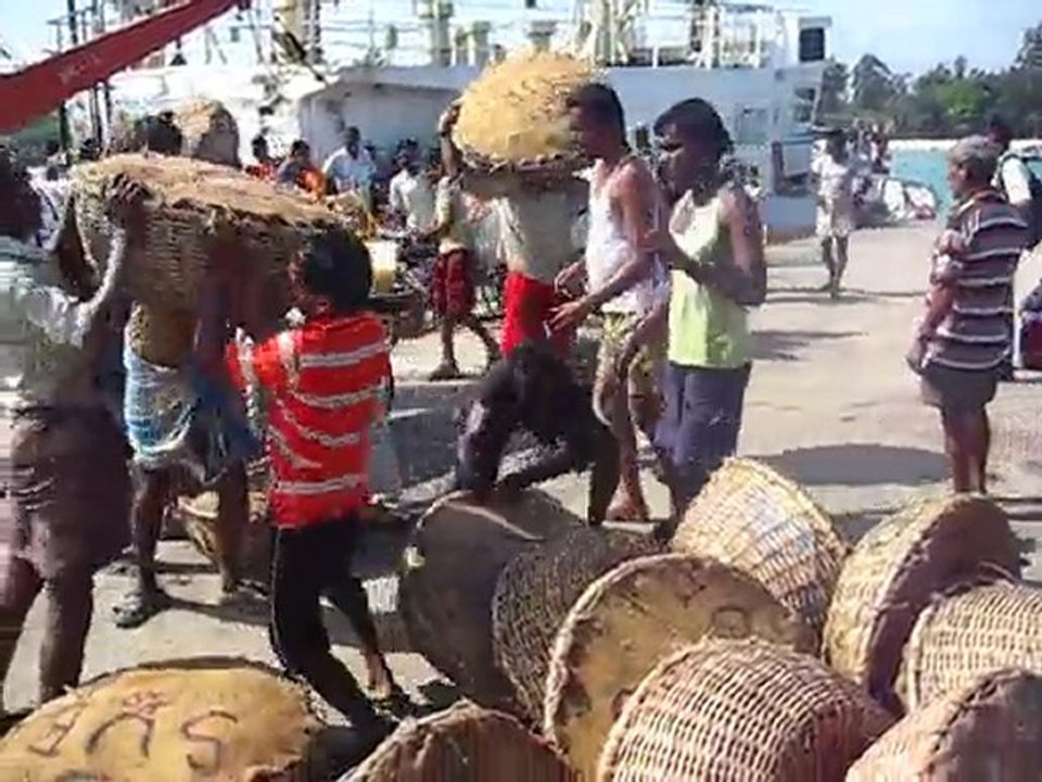 Embarquement de denrees... a la mode indienne