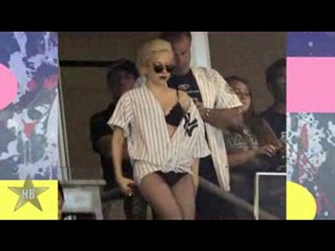 Lady Gaga Dressed as Wacky Statue Of Liberty