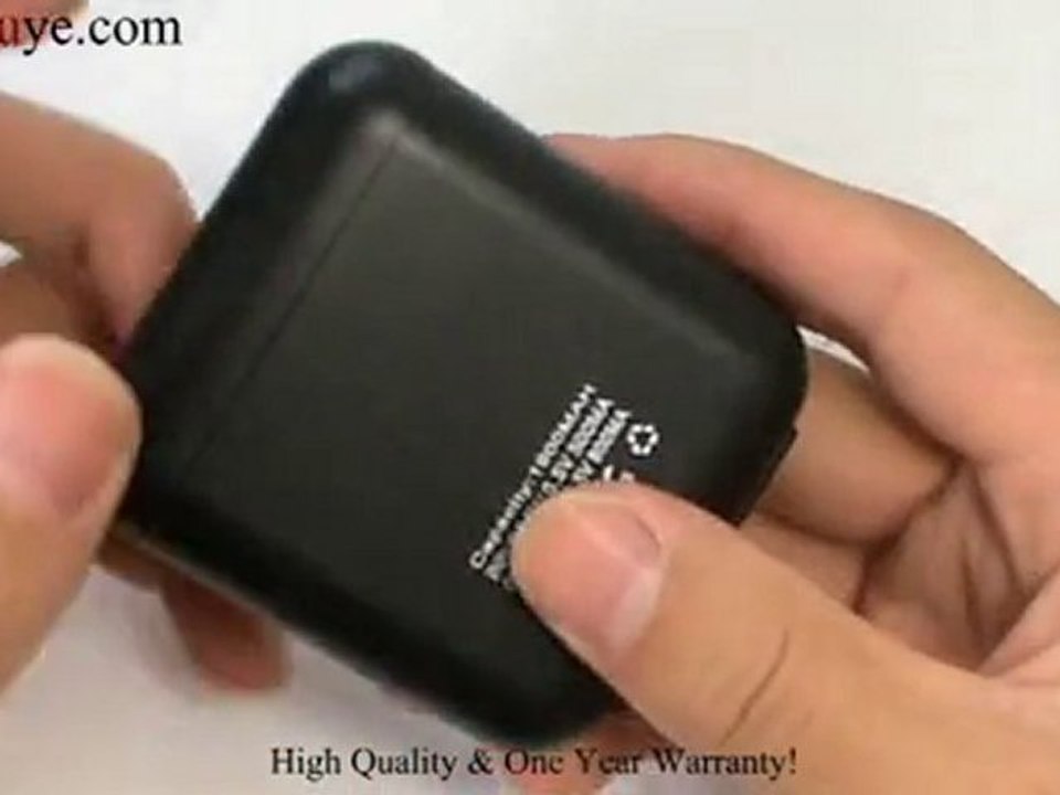 1900mAh Dock Mobile Charger Black for iPod iPhone