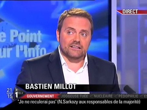 Bastien Millot dans Le Point sur l'info - le 07/09/2010