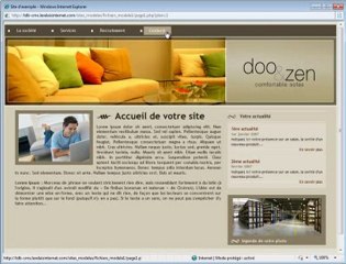 Les étapes de création d'un site avec le Pack Site NordNet