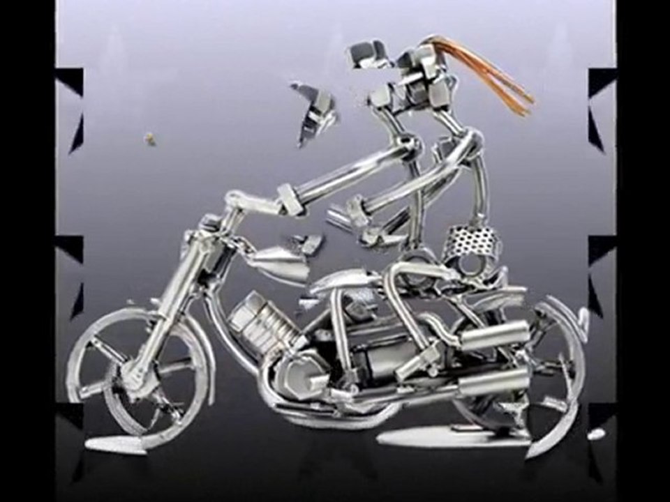 Schraubenfigur Motorradfahrer - Biker Geschenke