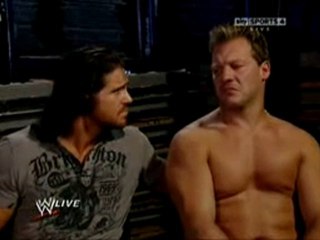 Chris Jericho and John Morrison Backstage Raw 09 06 2010