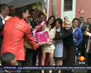 Inicio Oficial de Grabaciones de "El Triunfo del Amor" (1N)