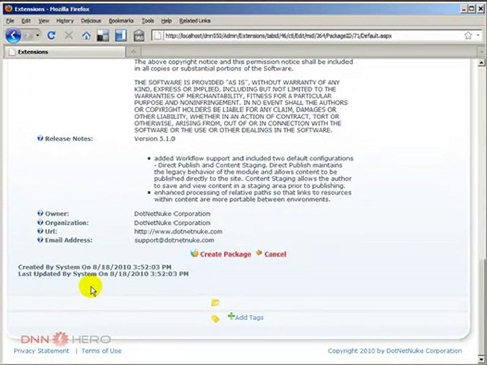 DotNetNuke Tutorial, Non-admin users adding modules to pages