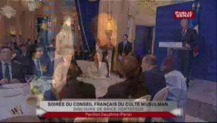 Evenement - Discours Brice Hortefeux et Mohammed Moussaoui