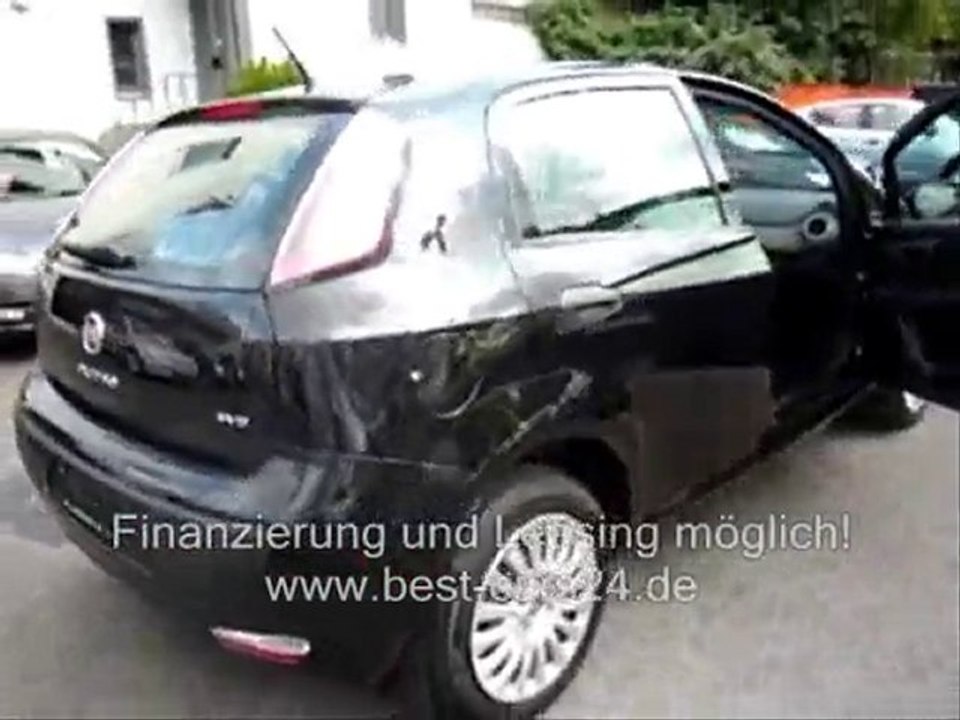 Fiat Punto Evo 5Tuerig EU-Fahrzeug 2010 in schwarz