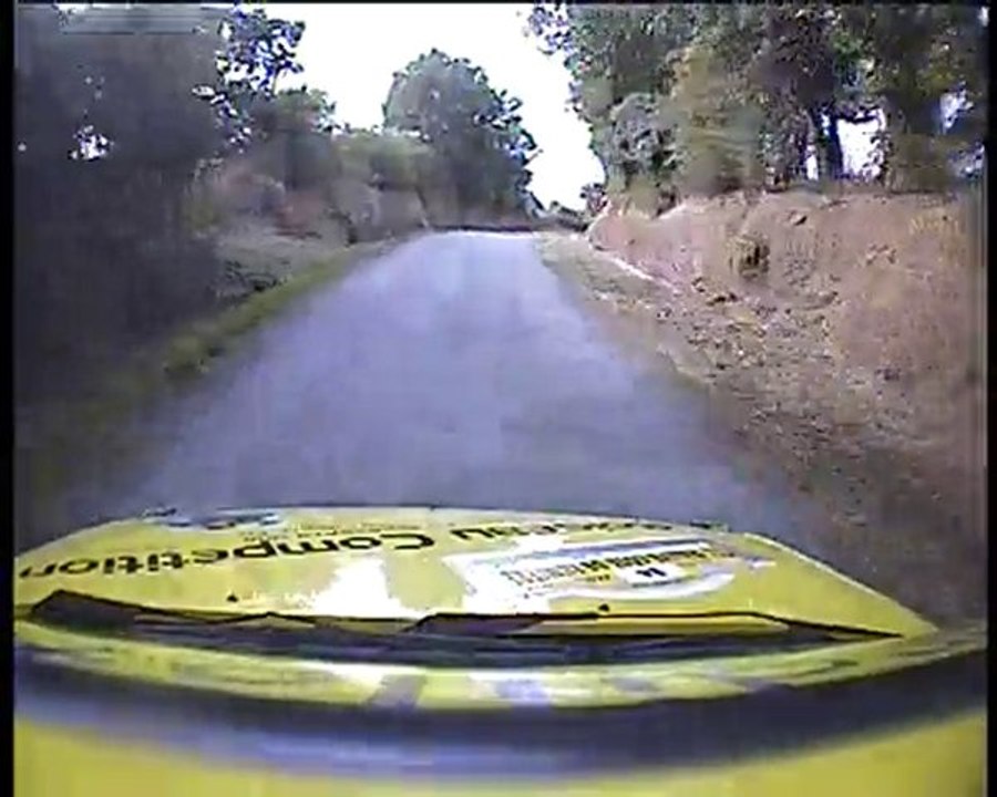 Cordillot Florian rallye côte de lumière 2010 ES1