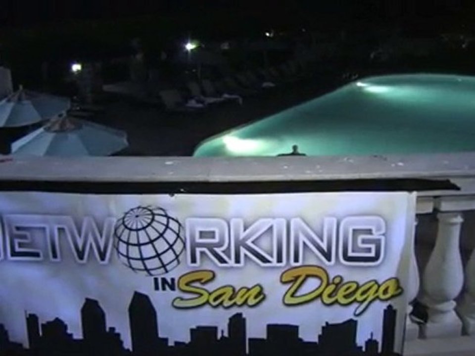 Networking in San Diego mixer at the Hilton Torrey Pines