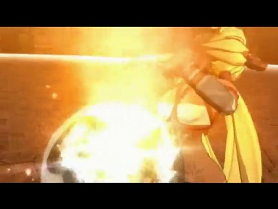 JEU VIDEO X-BLADES 2: personnage jeune adulte puis "possédé"