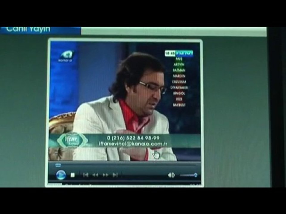 mustafa demirci ile telefon bağlantısı www.yesiltv.com
