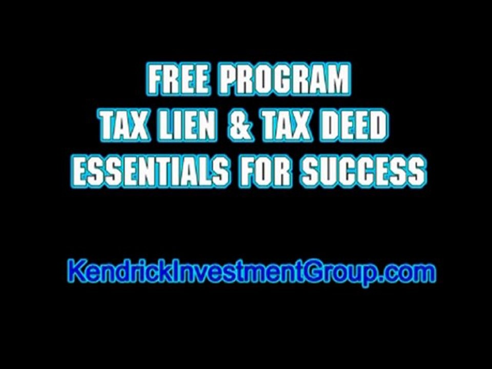 How to buy Tax Liens and Tax Deeds