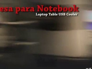 Mesa para Notebook - Laptop Table USB Cooler