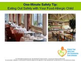 Food Allergies at Restaurants or Fast Food Establishments