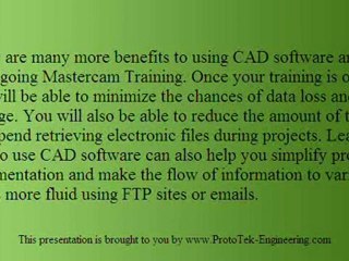 Cam System - The Benefits of Mastercam Training
