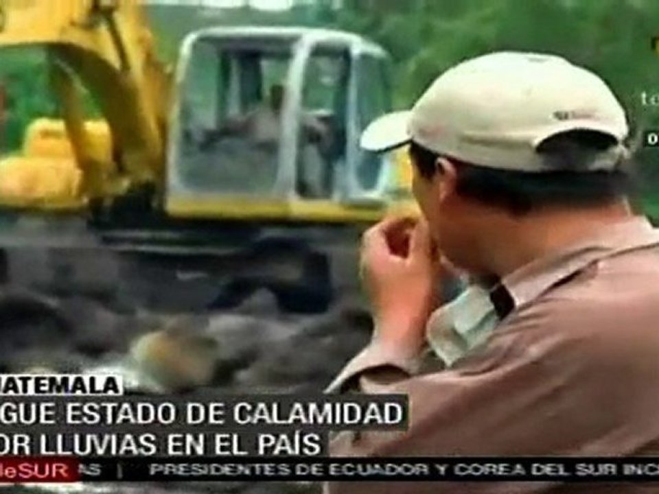 Sigue estado de calamidad por lluvias en Guatemala