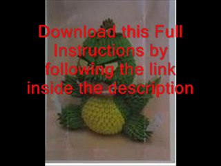 how to make 3d origami dinosaur