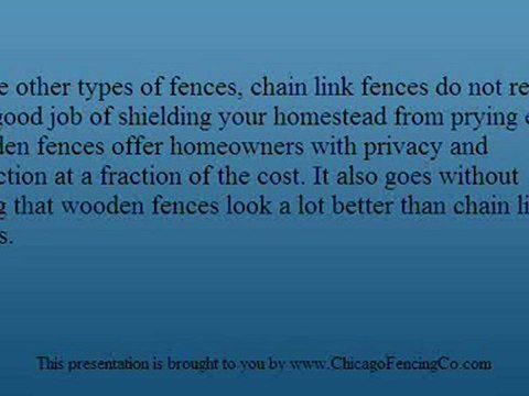 Chicago Fence - Types of Chicago Fences Available