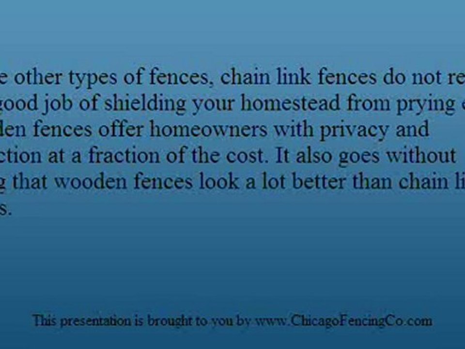 Chicago Fence - Types of Chicago Fences Available