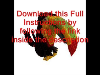 how to make a 3d origami tucan bird