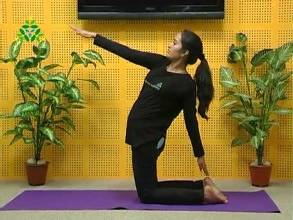 Half Camel Pose