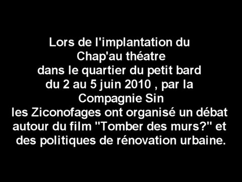 Table ronde au Petit Bard autour du film Tomber des murs?