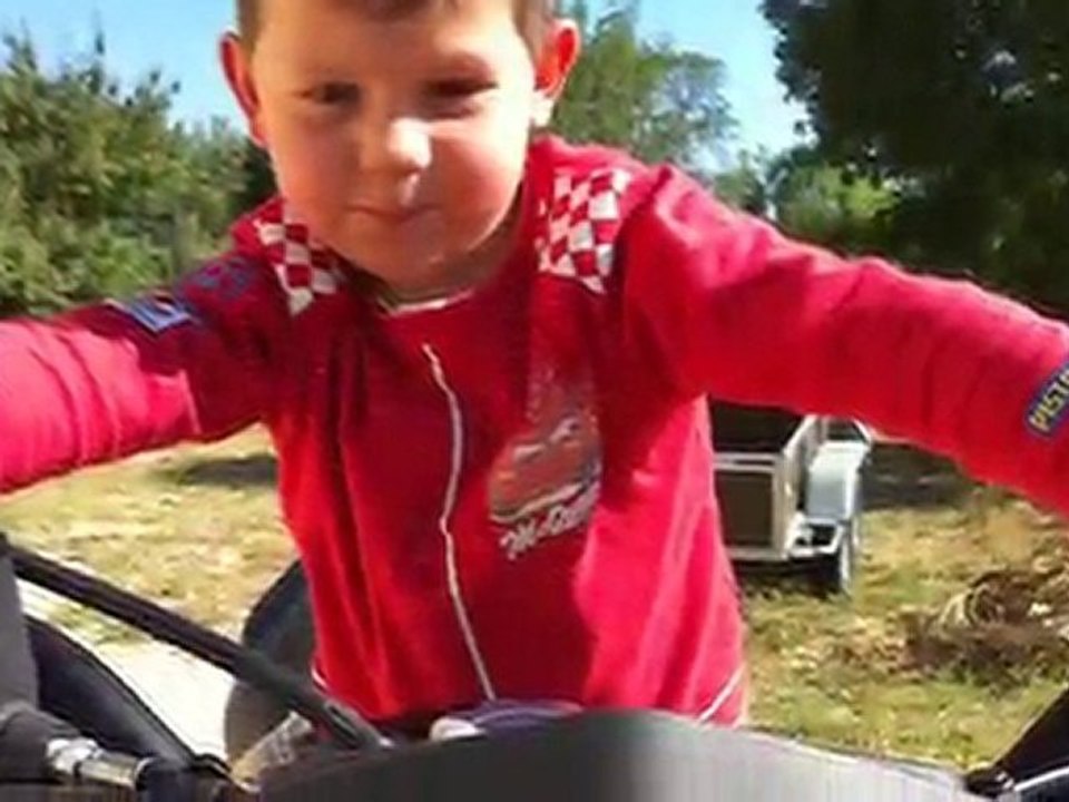 Alexandre sur la Ducati