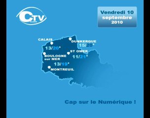 CalaisisTV : Météo du 10 septembre 2010
