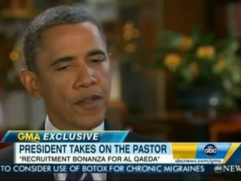 President Obama condemns Koran burning by Pastor