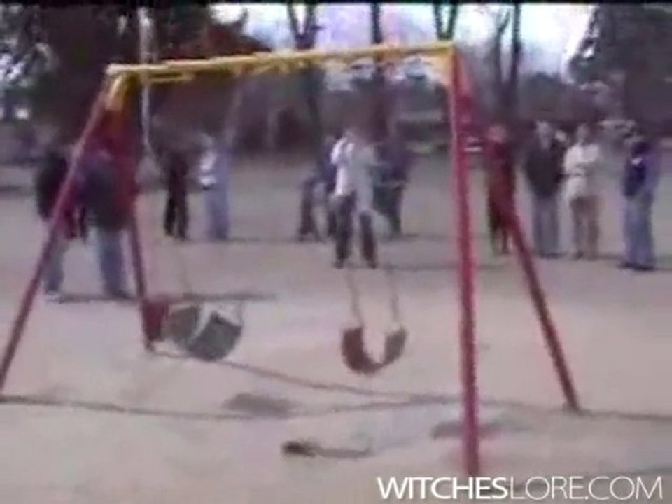 Ghost filmed on a Swing