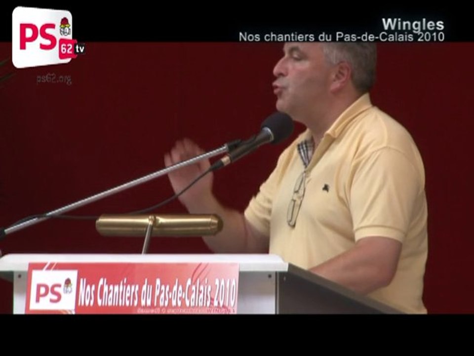 INTERVENTION DE FREDERIC CUVILLIER - PRESIDENT DE LA FDESR62