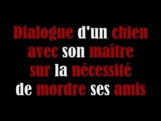 Dialogue d'un chien - Les coulisses de la tournée