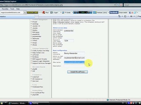 Como Instalar Wordpress en tu Servidor Cpanel