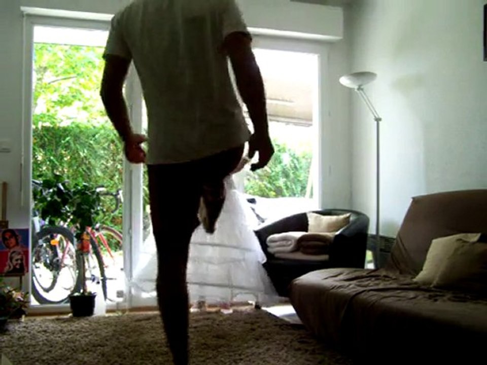 Une des répetitions de notre danse nuptiale