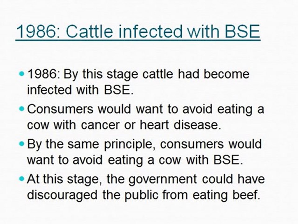 Comment on Agriculture Minister's statement from May 1990