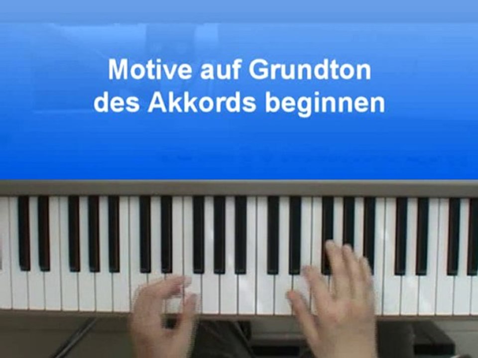 Klavier spielen Serie Moldau Teil 6 von 11