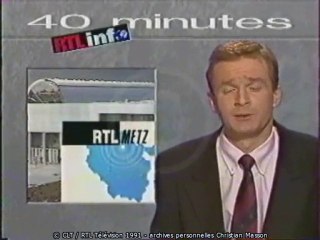 1991 RTL Télévision se décentralise en Lorraine