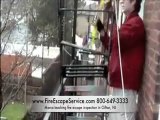 Fire Escape Load Test Niagara Falls 866-649-0333 www.Firees