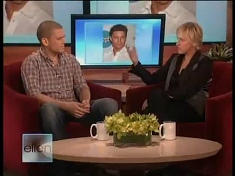 Wentworth Miller on Ellen Degeneres Show 2006