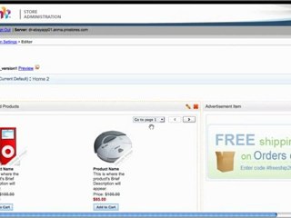 ProStores Page Builder Design Tool