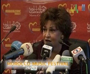 Warda : Conférence presse / Mawazine 2009