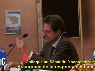 RCP médicale Sénat 9 sept 2010 senateur MILLON