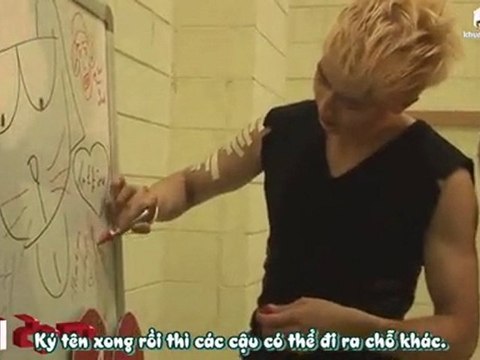 [Aholic's Vietsub][Real 2PM] First concert backstage 3