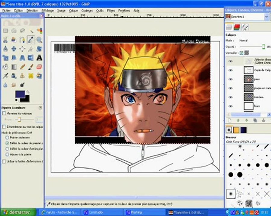 Tutoriel de colorisation sur Gimp