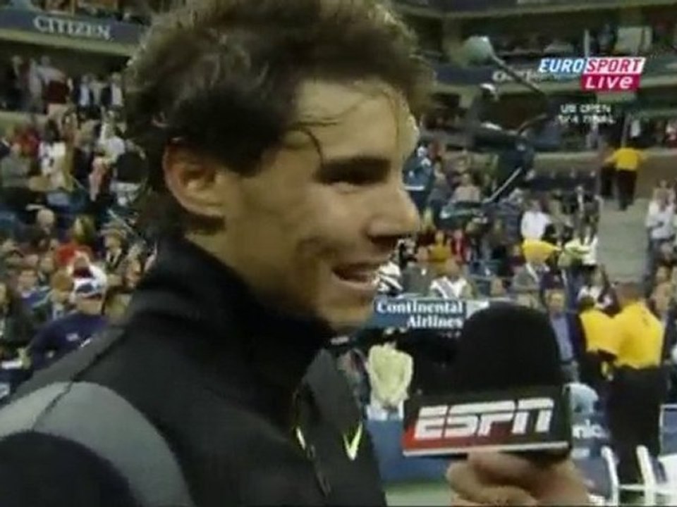 Entrevista al semifinalista Rafa Nadal