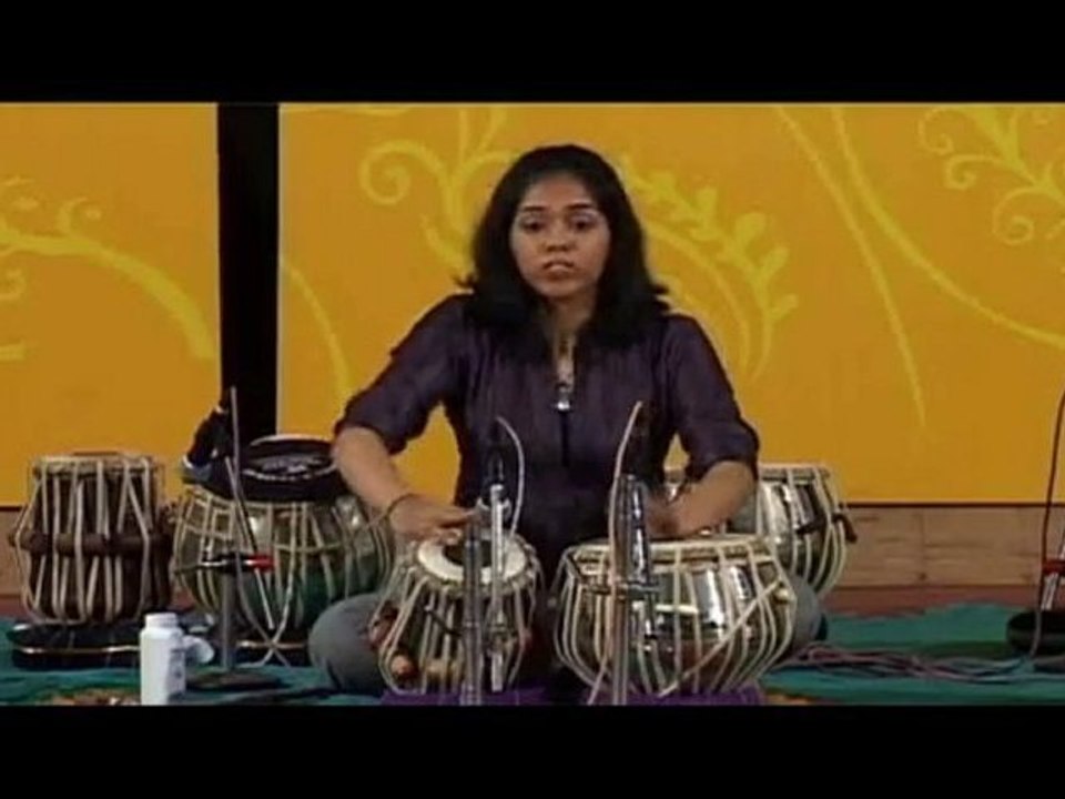 Heena Tabla Solo 2010 Part 2 [Female Tabla Player]